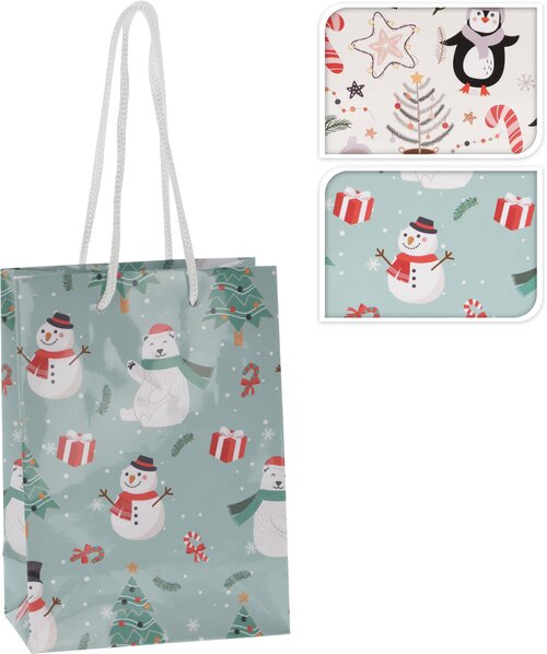 H&S Geschenktas 16Cm Kerstfiguur 3