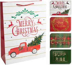 H&S GESCHENKTAS KERST GROOT 4ASS - afbeelding 1