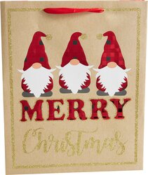 H&S GESCHENKTAS KERST MEDIUM 4ASS - afbeelding 2