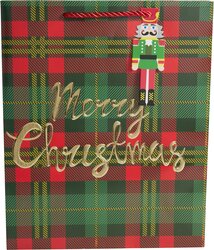 H&S GESCHENKTAS KERST MEDIUM 4ASS - afbeelding 3