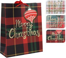 H&S Geschenktas Large 3Ass Xmas Ho