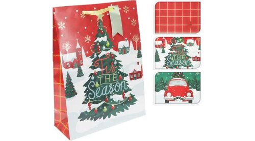 H&S Geschenktas Large 3Assorti Design