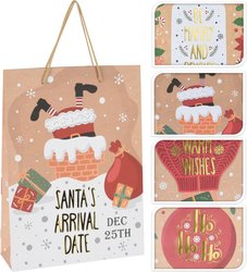 H&S Geschenktas Large Craft 4Ass
