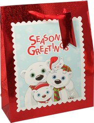 H&S GESCHENKTAS MEDIUM 3ASS X-MAS - afbeelding 2