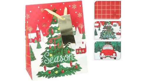 H&S Geschenktas Medium 3Assorti Design