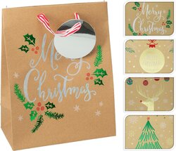 H&S GESCHENKTAS MEDIUM 4ASS DESIGN - afbeelding 1