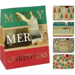 H&S Geschenktas Medium 4Assorti Design