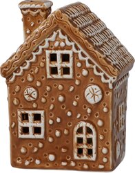 H&S GINGERBREAD HUIS LED 12CM 4ASS - afbeelding 3