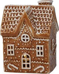 H&S GINGERBREAD HUIS LED 12CM 4ASS - afbeelding 5