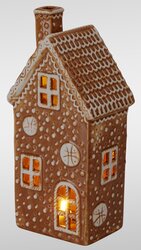 H&S GINGERBREAD HUIS LED 20CM 2ASS - afbeelding 4