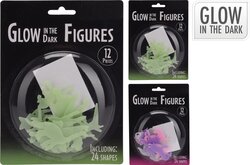 H&S GLOW IN THE DARK FIGUREN 2ASS - afbeelding 1