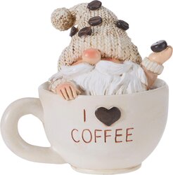 H&S GNOME IN KOFFIEBEKER 11CM 2ASS - afbeelding 2