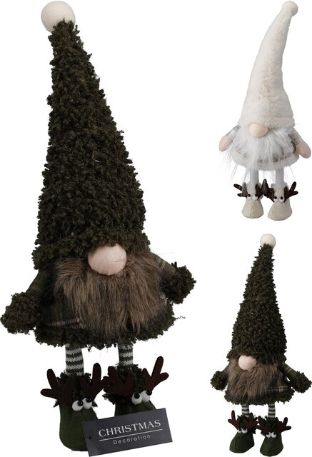 H&S GNOME STAAND 40CM 2ASS KLEUR - afbeelding 1