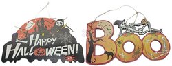 H&S Halloween Hangdecoratie Hout