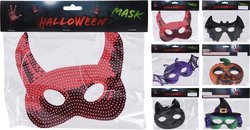 H&S Halloweenmasker 6Ass Dessin