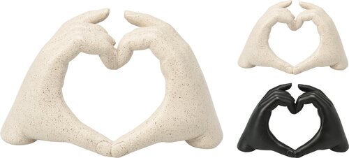 H&S HANDEN ALS HART 14CM 2ASS - afbeelding 1