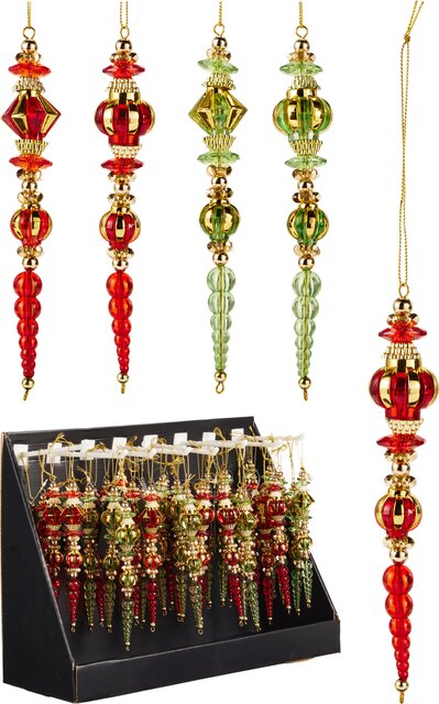 H&S HANGORNAMENT DIAMANT 4ASS - afbeelding 1