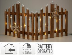 H&S HEK MET LED BRUIN 38CM - afbeelding 1