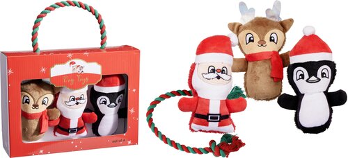 H&S HONDENSPEELGOED SET 4 KERST - afbeelding 1