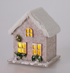 H&S HUIS VILT M LED 13X11X16CM 2AS - afbeelding 4
