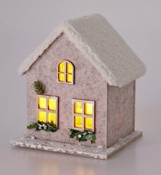 H&S HUIS VILT M LED 17X14X20CM 2AS - afbeelding 4