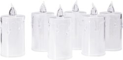 H&S KAARSJE 105MM LED TRANSPARANT - afbeelding 2