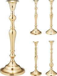 H&S KANDELAAR 29CM GOUD 4 ASS - afbeelding 1