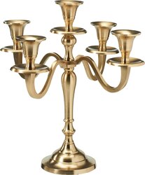 H&S KANDELAAR 30CM GOUD 2ASS - afbeelding 3