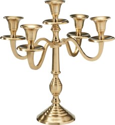 H&S KANDELAAR 30CM GOUD 2ASS - afbeelding 2