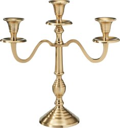 H&S KANDELAAR 30CM GOUD 2ASS - afbeelding 2