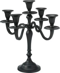 H&S KANDELAAR 30CM ZWART 2ASS - afbeelding 2