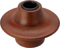 H&S Kandelaar Hout 11X9Cm Walnoot