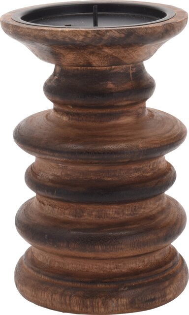 H&S Kandelaar Pillar 15Cm Naturel