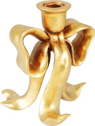 H&S KANDELAAR STRIK GOUD 17CM