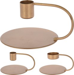 H&S Kandelaar Theelichthouder Goud