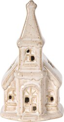 H&S KERKJE 11CM LED 4ASS WIT - afbeelding 3