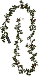 H&S KERST DENNENSLINGER 180CM 3ASS - afbeelding 4