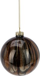 H&S KERSTBAL 100MM BRUIN - afbeelding 3
