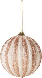 H&S KERSTBAL 10CM 2ASS GLITTER - afbeelding 3