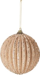 H&S KERSTBAL 10CM 2ASS KLEUREN - afbeelding 4