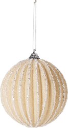H&S KERSTBAL 10CM 2ASS KLEUREN - afbeelding 3