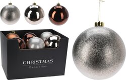 H&S KERSTBAL 140MM AMBER 4ASS - afbeelding 1