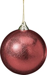 H&S KERSTBAL 140MM BORDEAUX 3ASS - afbeelding 4