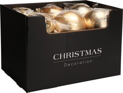 H&S KERSTBAL 140MM GOUD 3ASS FINIS - afbeelding 5