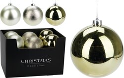H&S KERSTBAL 140MM GROEN 3ASS - afbeelding 1