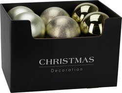 H&S KERSTBAL 140MM GROEN 3ASS - afbeelding 2