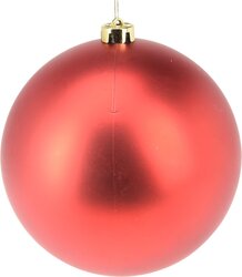 H&S KERSTBAL 140MM ROOD 3ASS FINIS - afbeelding 2