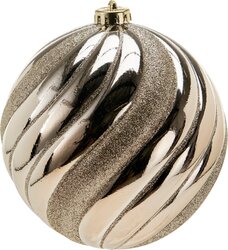 H&S KERSTBAL 15CM SET4 AMBER - afbeelding 4