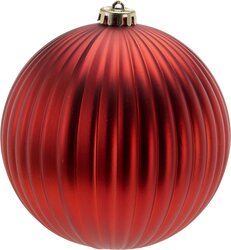 H&S KERSTBAL 15CM SET4 ROOD - afbeelding 3