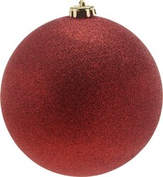 H&S KERSTBAL 15CM SET4 ROOD - afbeelding 4